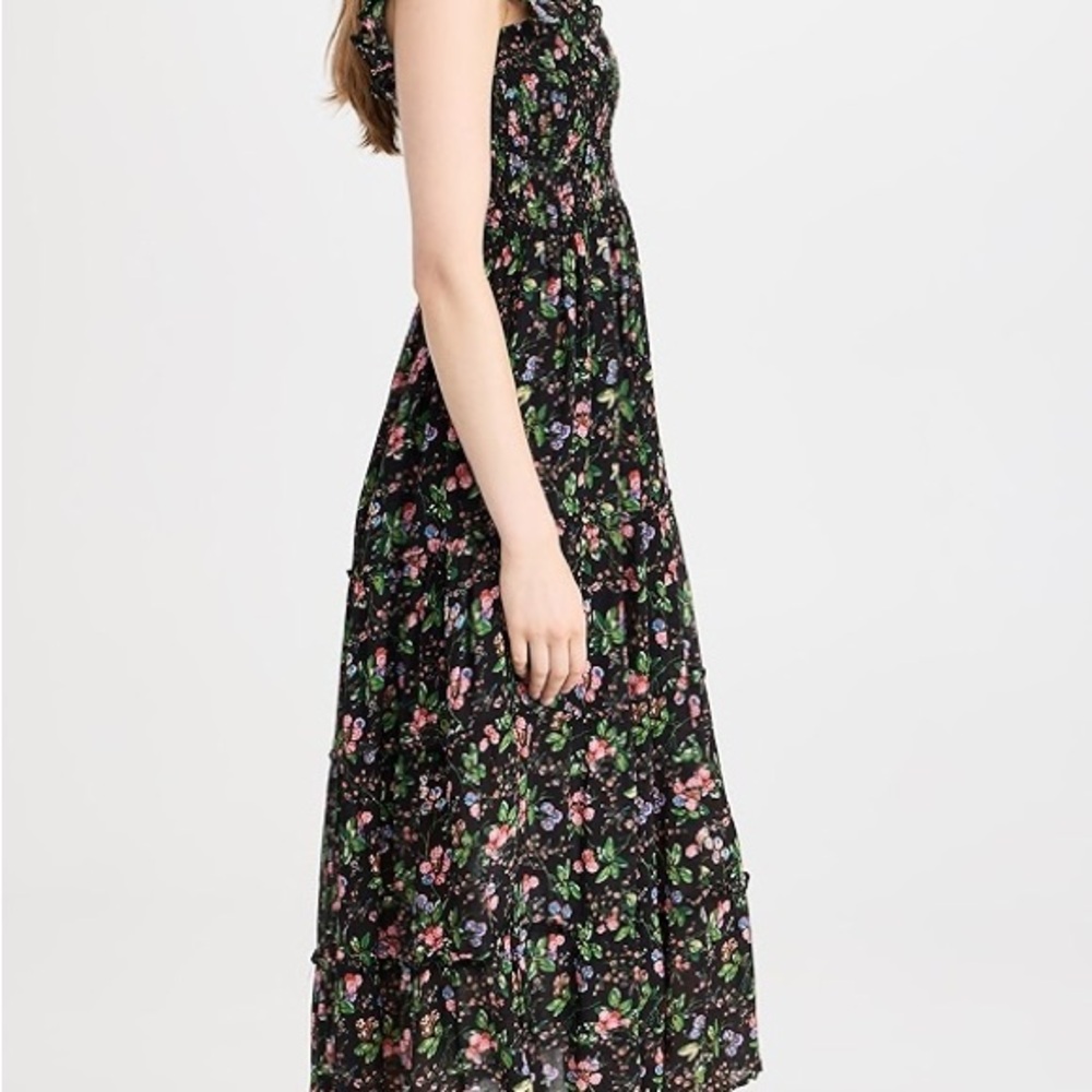 Hill House Black Floral Maxi Dress